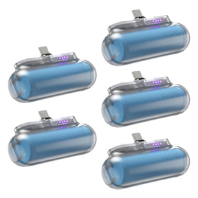 5 Pack Snap-N-Charge® | Universal Magnetic Power Bank | Multipack