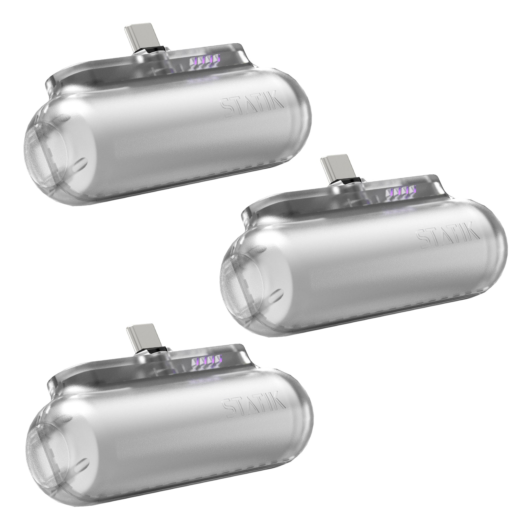 3 Pack Snap-N-Charge® | Universal Magnetic Power Bank | Multipack