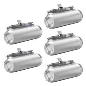 5 Pack Snap-N-Charge® | Universal Magnetic Power Bank | Multipack