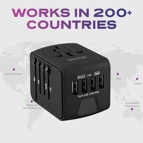 GloboCharge™ 12W | Universal Travel Adapter | Worldwide Power Plug Adapter