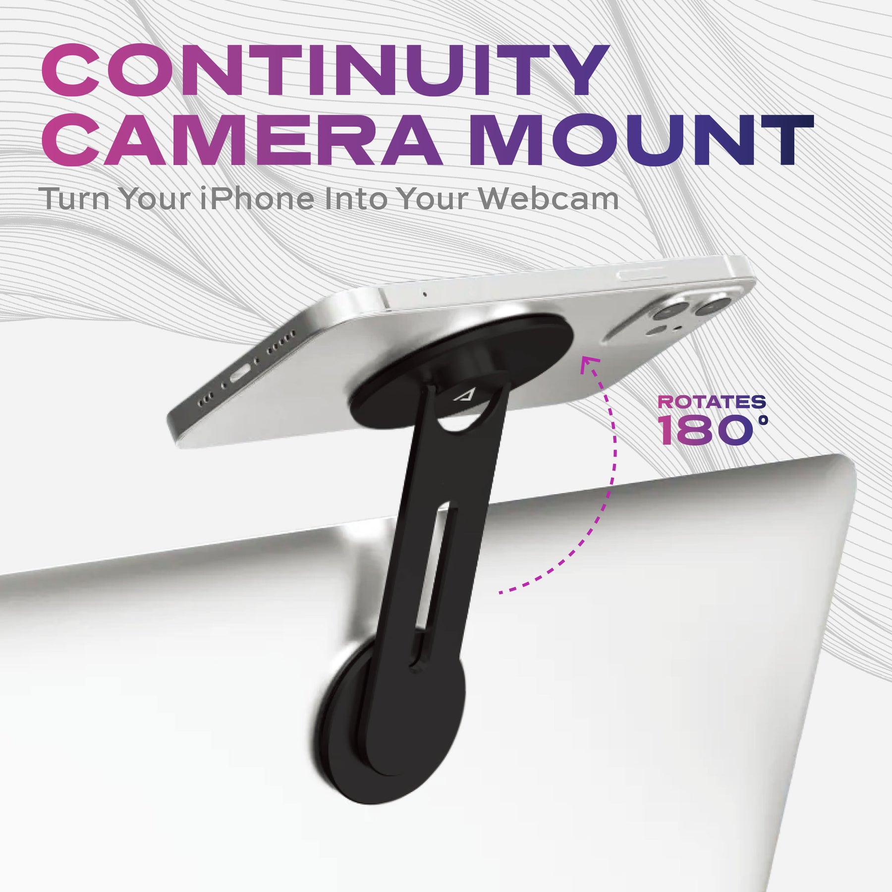 HyperMount™ Switch | Magnetic Phone Holder for Laptops | Adjustable Monitor Side Mount