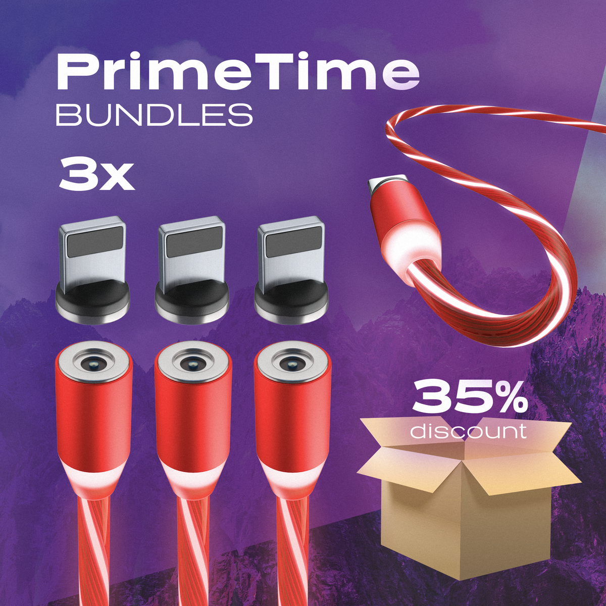 Red Firefly Bundle (3x GloBright Red)