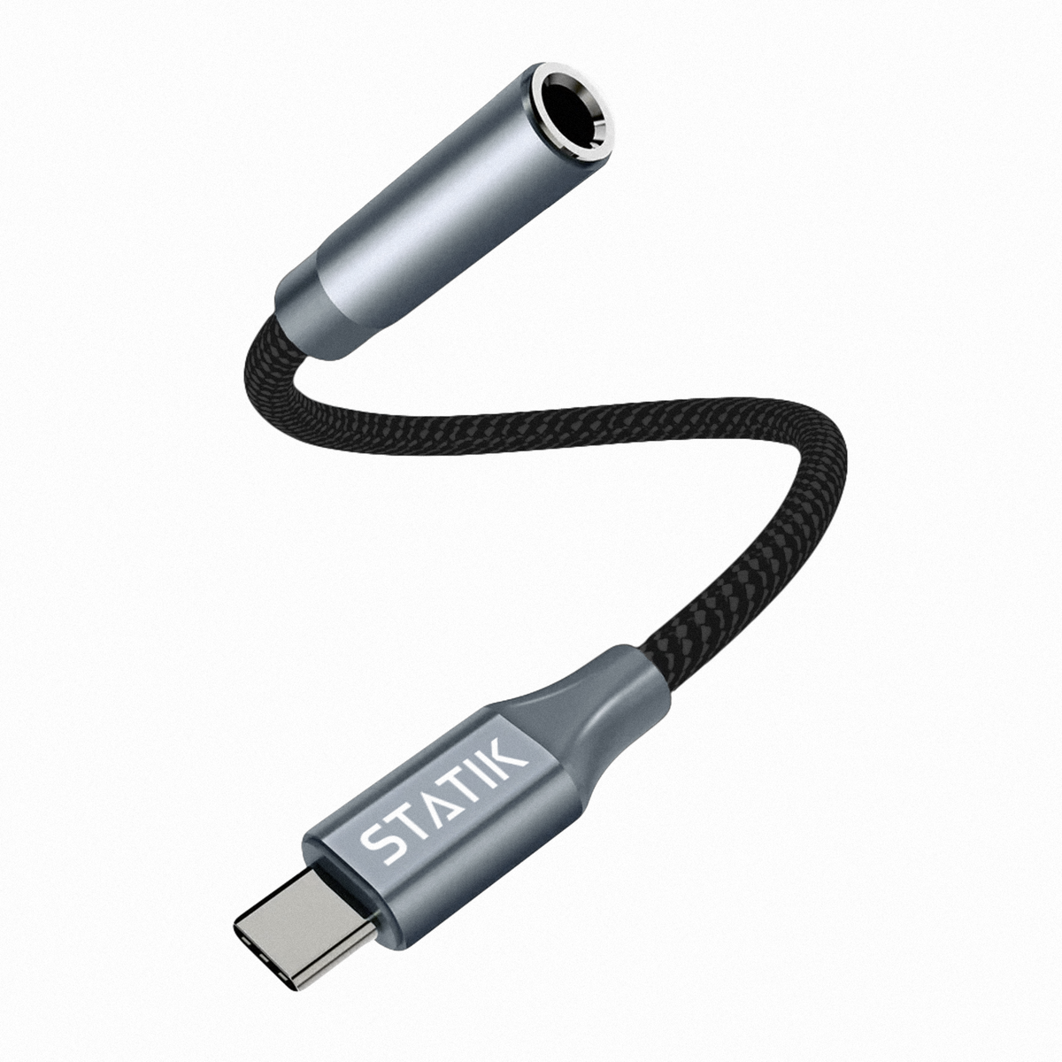 Audio Adapter | AUX to USB C Headphone Jack Converter | USB-C to 3.5mm