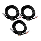 3 Pack TsumoCharge® | 100W Silicone Charging Cable | Black | Multipack