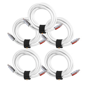 5 Pack TsumoCharge® | 100W Silicone Charging Cable | White | Multipack