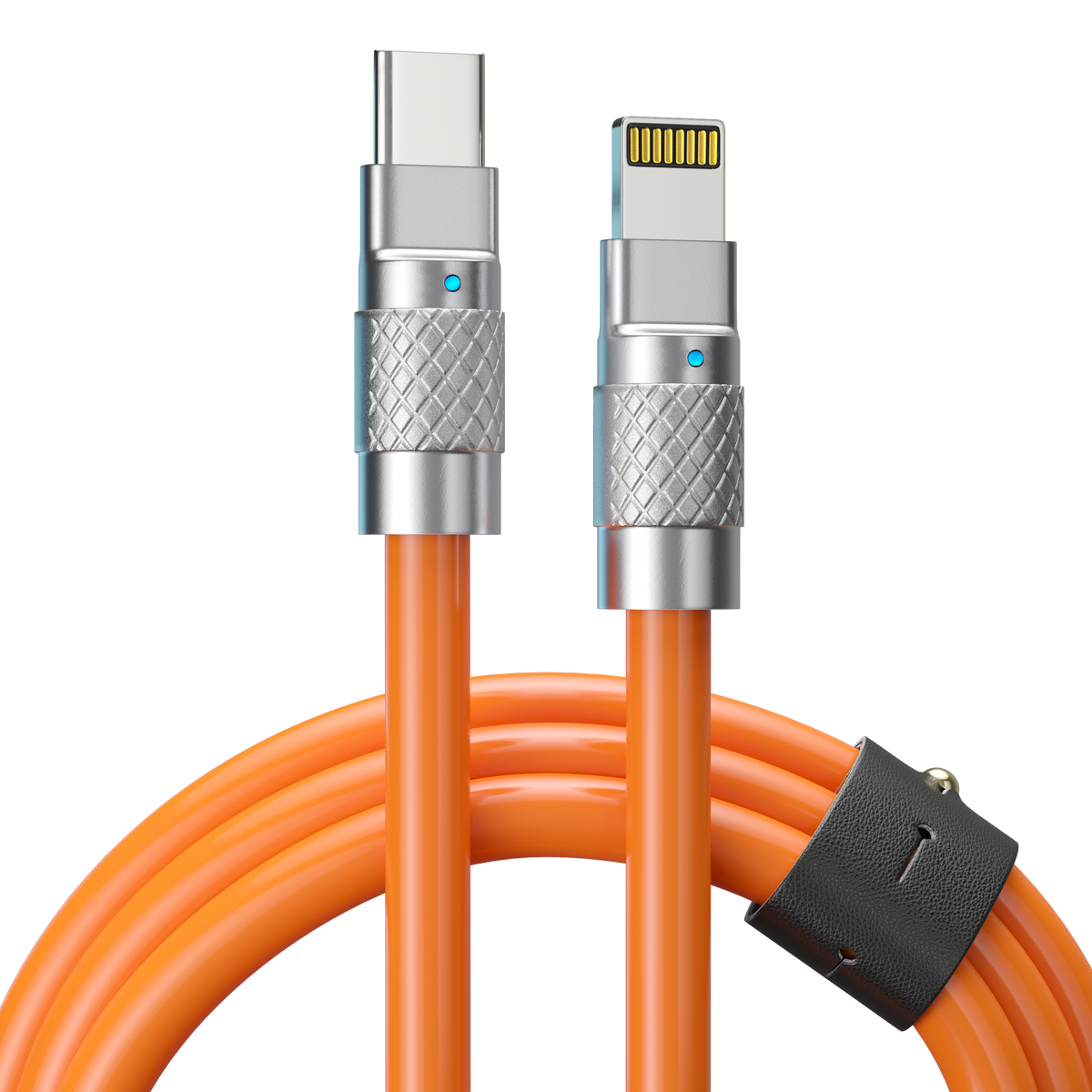 TsumoCharge™ | 100W Silicone Charging Cable | Orange