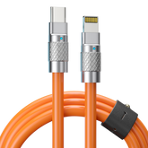 TsumoCharge® | 100W Silicone Charging Cable | Orange