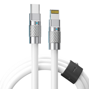 TsumoCharge® | 100W Silicone Charging Cable | White