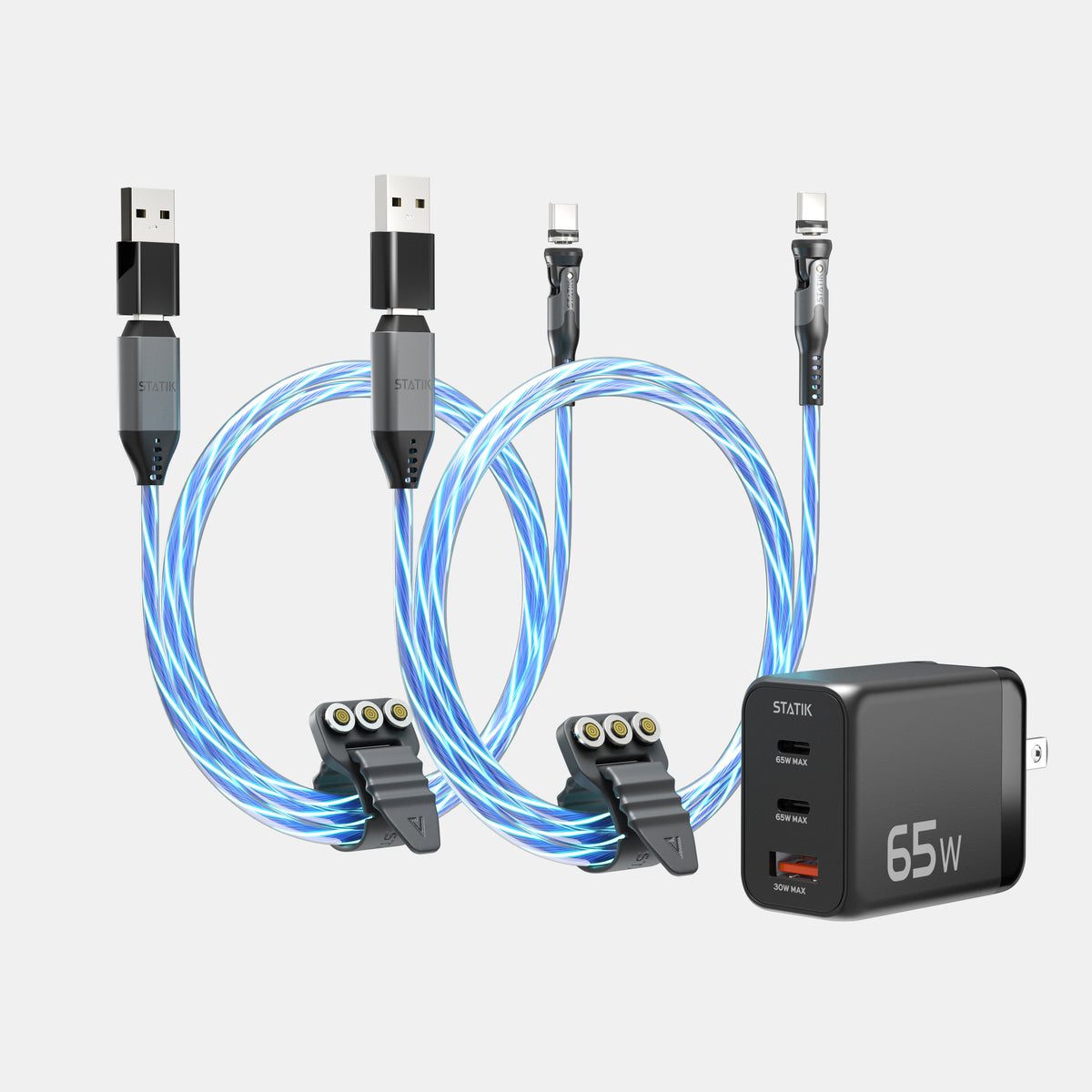 Light Up Kit | Globright 360 Pro (x2) + 65W GaN Charger