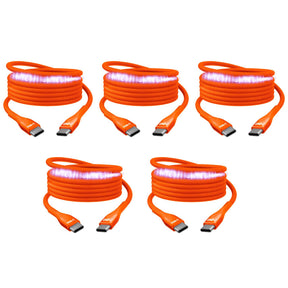 5 Pack MagStack® Pro | Fast Charging Tangle-Free Magnetic Nylon | Data Transfer | Multipack