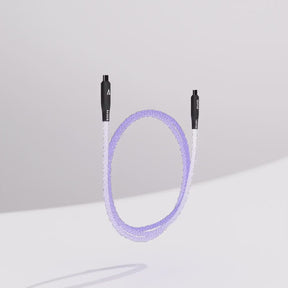 GloBright® USB-C | Braided LED Cable | 100W BlitzCharge