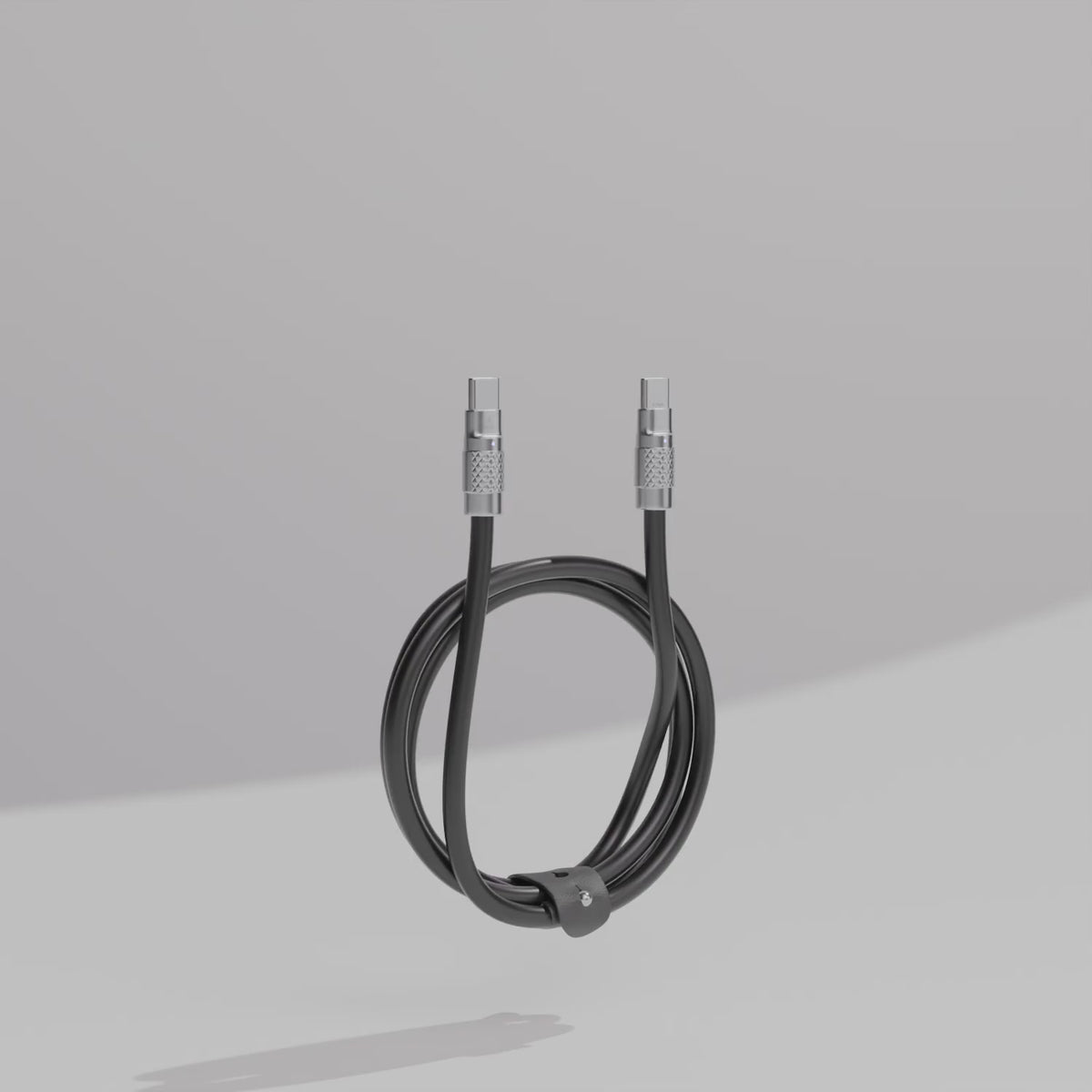 TsumoCharge® | 100W Silicone Charging Cable | USB-C | Black