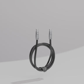 TsumoCharge® | 100W Silicone Charging Cable | USB-C | Black