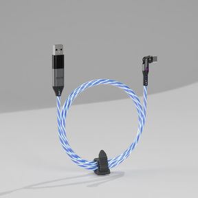 PowerPivot® GloBright® Pro | USB-C to USB-C | Rotating head - Data & Fast Charge | 6.6ft (2m)
