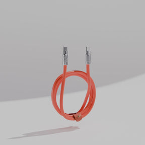 TsumoCharge® | 100W Silicone Charging Cable | Orange