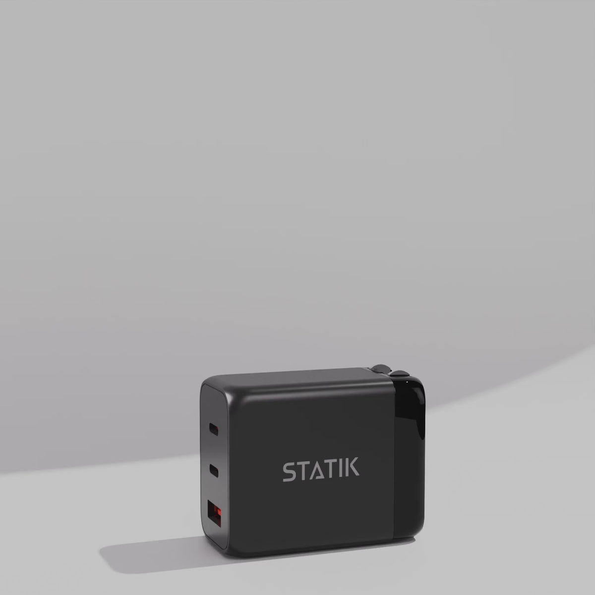 Adattatore di alimentazione GaN da 65 W | Caricatore da muro a 3 porte | Universale e compatto | Attrezzatura dell&#39;ultima possibilità