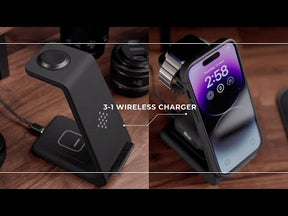 3-in-1 Wireless Charger | 10W Charging Station | Universal