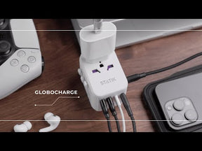 GloboCharge™ 30W | Adattatore da viaggio universale | Adattatore per presa di corrente mondiale
