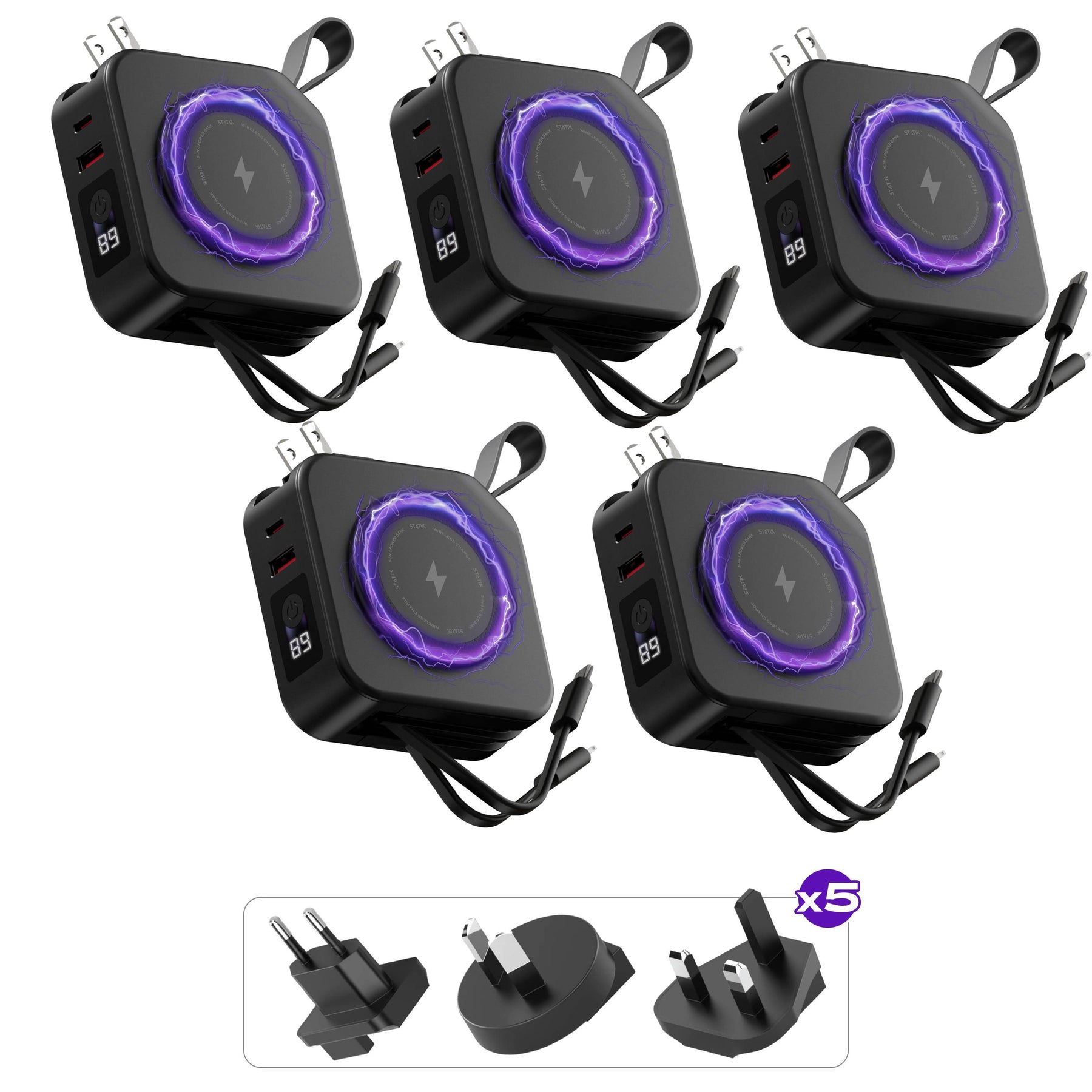 5 Pack SmartCharge | 10,000 mAh PowerBank | Multipack