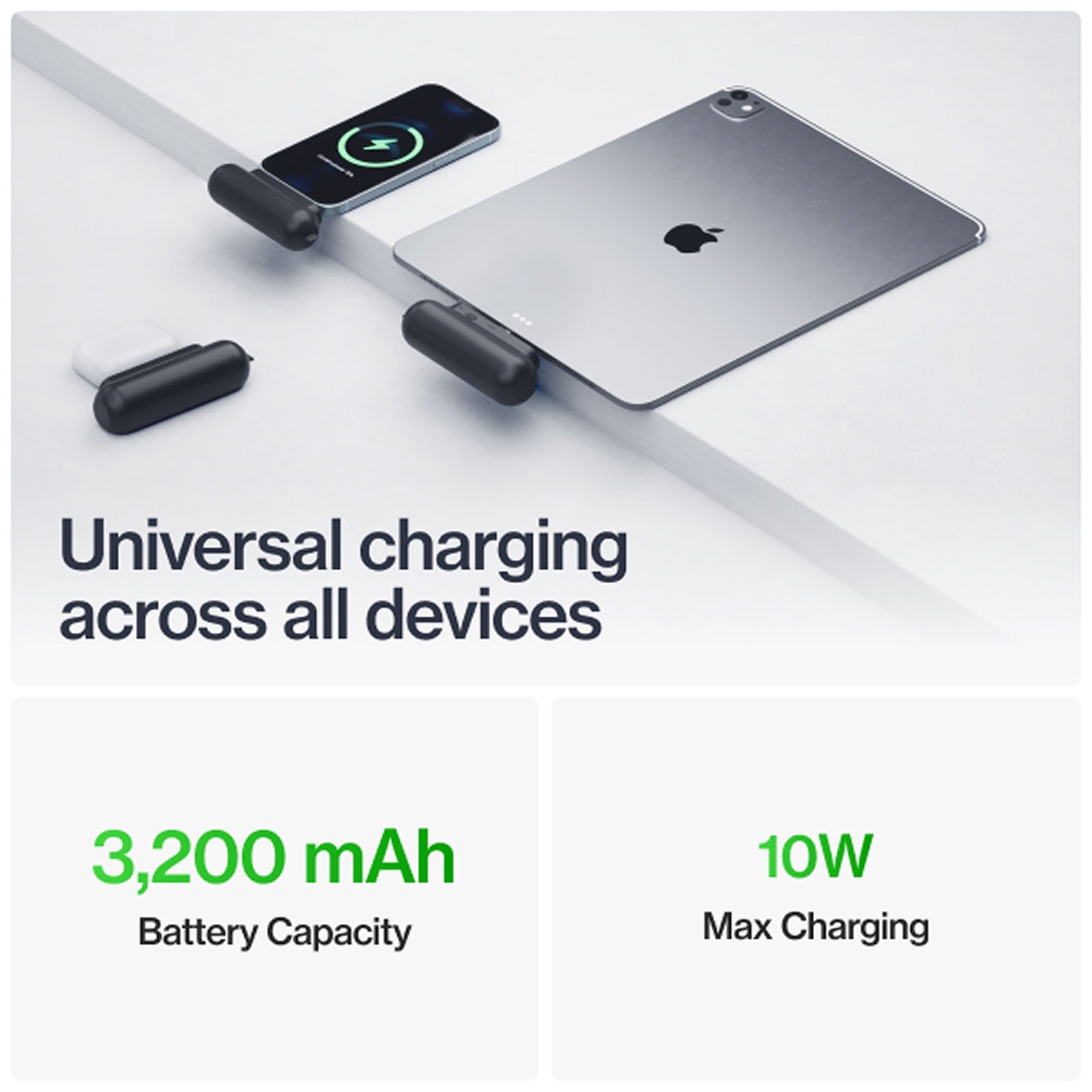Snap-N-Charge® | Universal Magnetic Power Bank