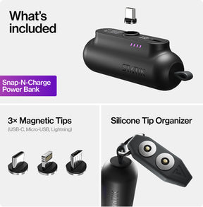 Snap-N-Charge® | Universal Magnetic Power Bank