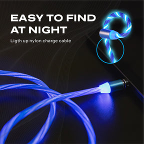 GloBright Universal Light-Up Cable Blue