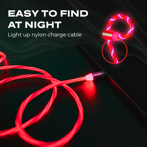 GloBright Universal Light-Up Cable Red