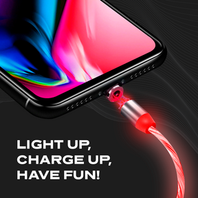 GloBright Universal Light-Up Cable Red